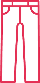 pink icon for trousers